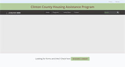 Desktop Screenshot of clintoncountyhousing.org